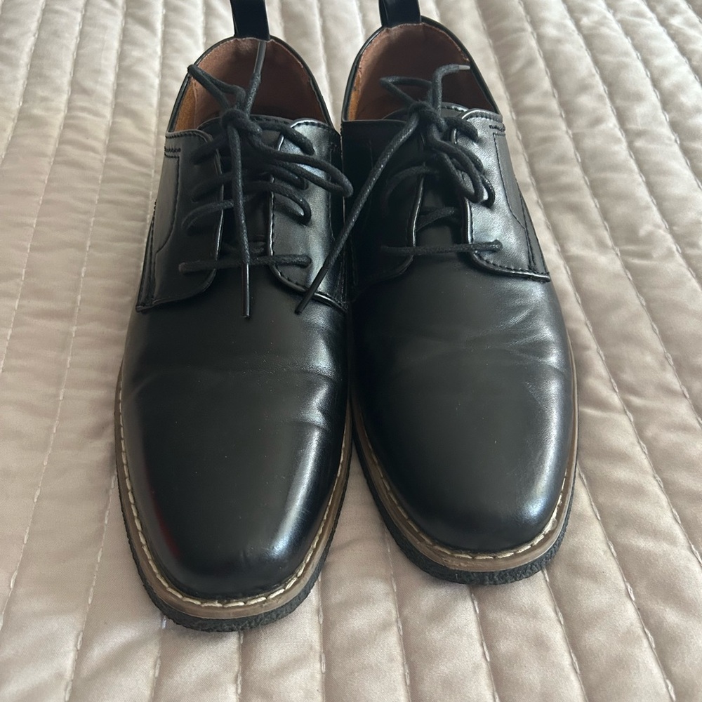 Classic Black Leather Men's Shoes